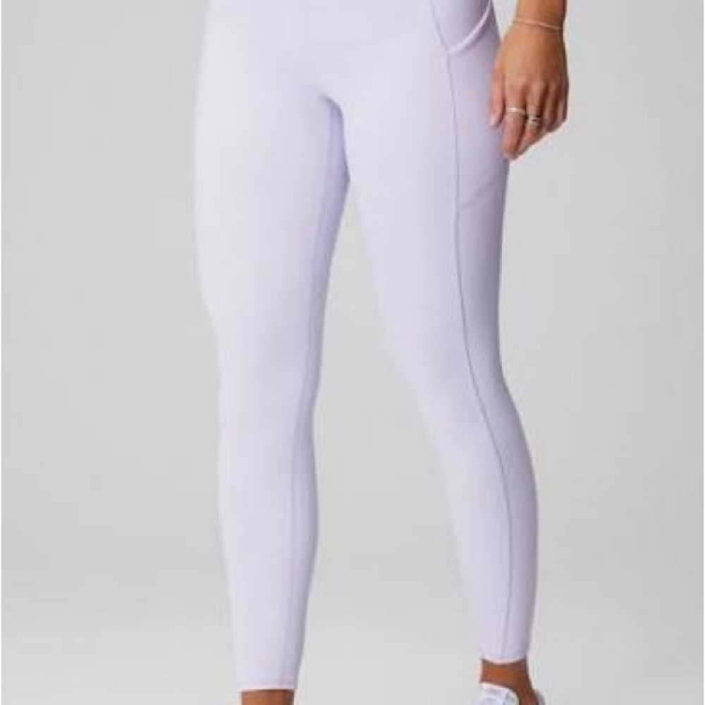 Fabletics Oasis PureLuxe High-Waisted Legging - Lilac Whisper